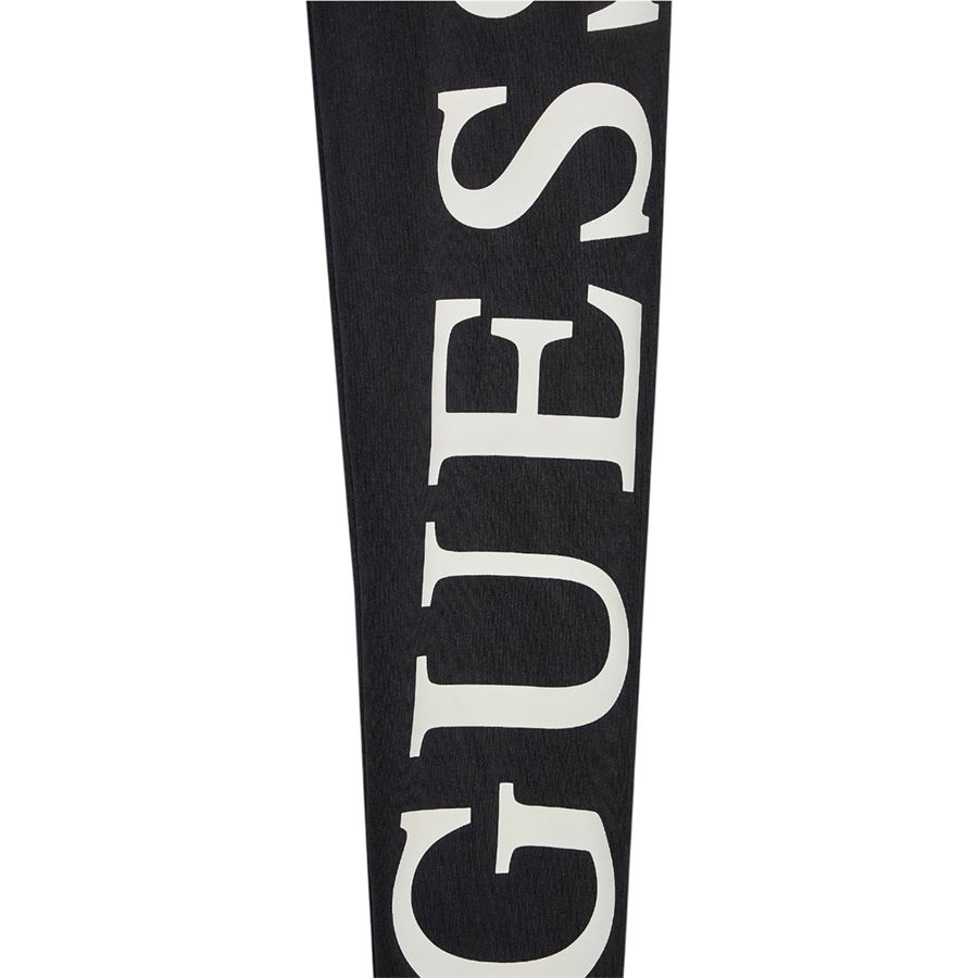Microfiber Leggings da bambina con logo frontale Guess Kids | J3YB00/KBSV0JBLK